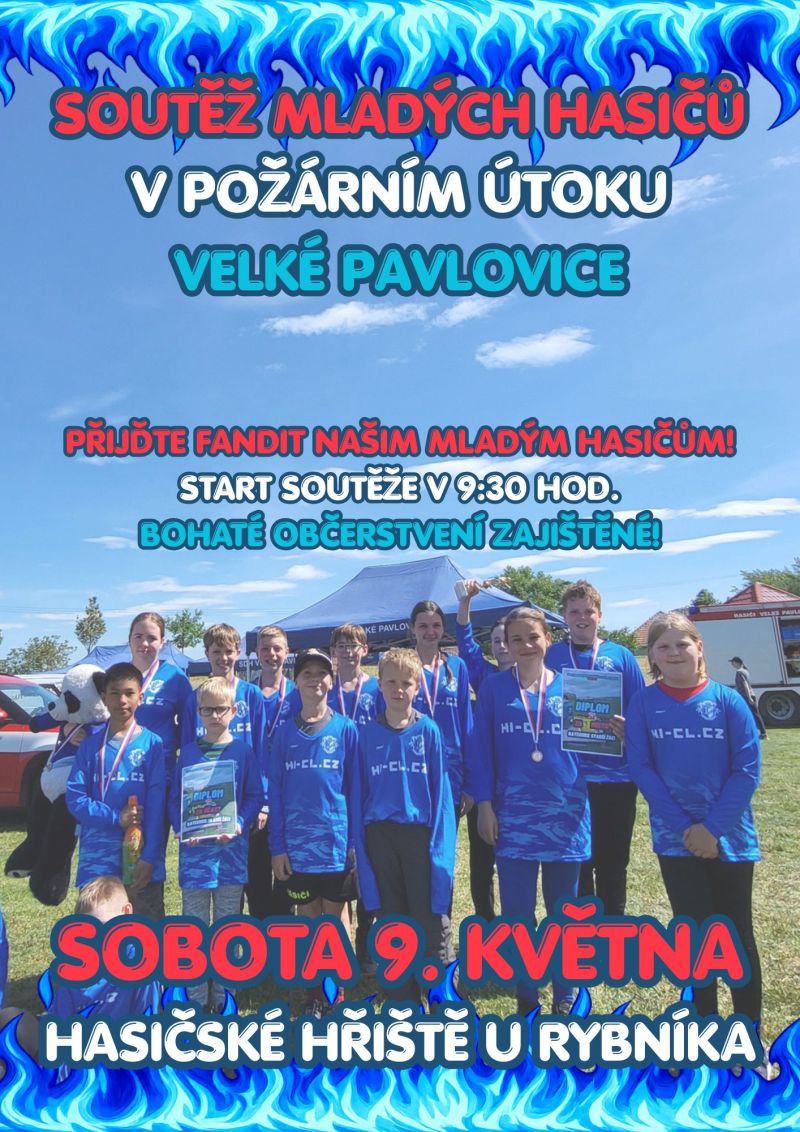 SOUTĚŽ MLADÝCH HASIČŮ V POŽÁRNÍM ÚTOKU roku 2026