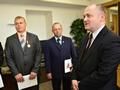Hejtman Michal Hašek předal členům VZS JMK ocenění za pomoc při povodních v Srbsku (Foto © 2014 Archiv JMK)