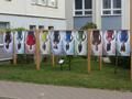 Tabla studentů velkopavlovického gymnázia hýří originalitou (Foto © 2014 Věra Procingerová)