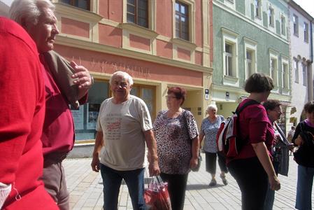 Klub důchodců na výletě ve Znojmě
