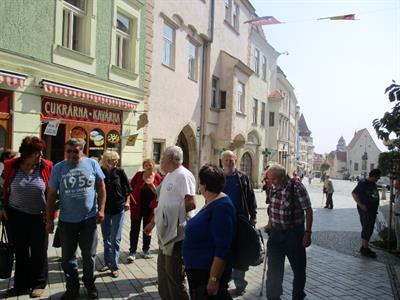 Klub důchodců na výletě ve Znojmě