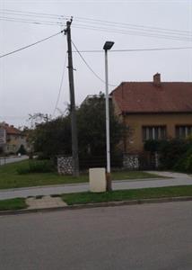Výměna svítidel veřejného osvětlení na ulici Dlouhá