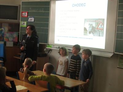 Školáky navštívili policisté