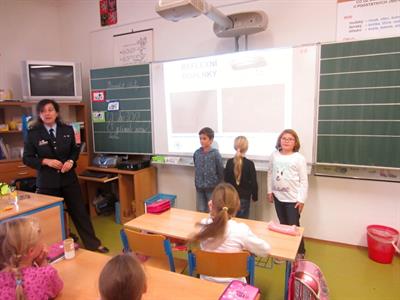 Školáky navštívili policisté