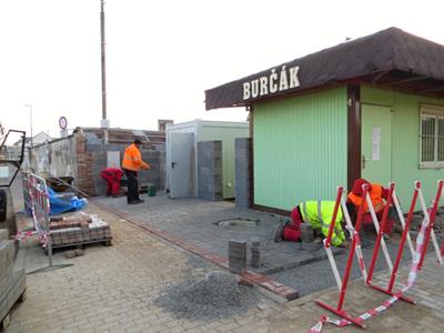 Služby města * Budování veřejného WC na autobusovém nádraží