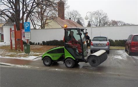 Zametací vůz v akci