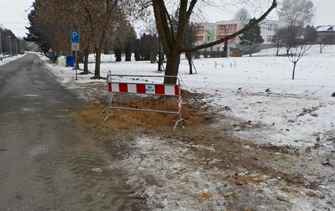 Porucha vody na ulici Bří Mrštíků