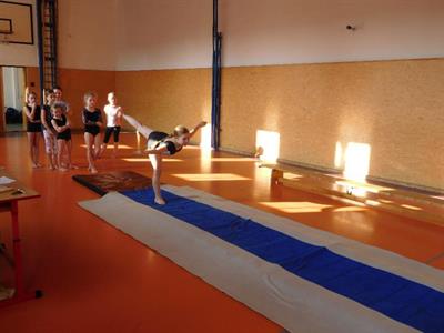 Školní kolo olympiády ve sportovní gymnastice