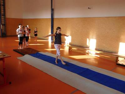 Školní kolo olympiády ve sportovní gymnastice