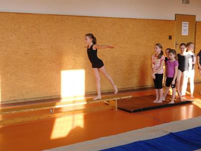 Školní kolo olympiády ve sportovní gymnastice