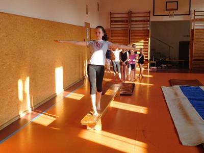 Školní kolo olympiády ve sportovní gymnastice