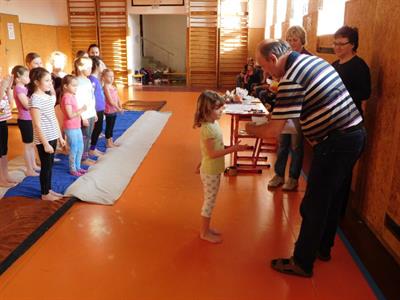 Školní kolo olympiády ve sportovní gymnastice