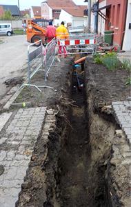 Služby města * Rekonstrukce vodovodního řadu na Trávníkách