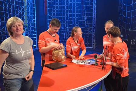 ZŠ * Deváťáci v soutěži České televize Ostrava BLUDIŠTĚ