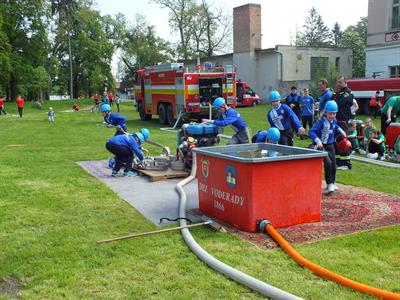 SDH * Soutěže mladých hasičů ve Voderadech a Cvrčovicích