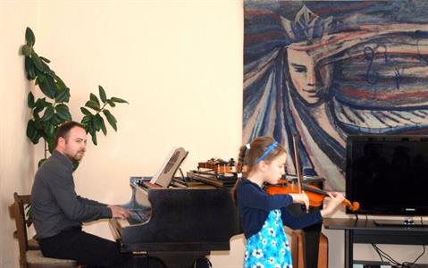 ZUŠ * Houslový koncert třídy pana učitele Martina Čecha