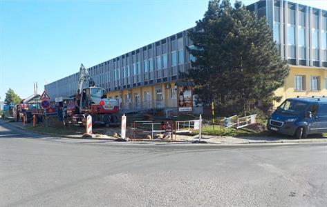 Služby města * Opravy vodovodního řadu v ulici Hlavní