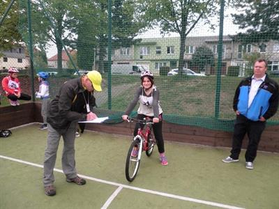 ZŠ * Soutěž Mladých cyklistů v Hustopečích, okrskové kolo