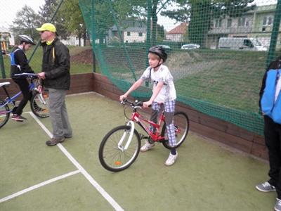ZŠ * Soutěž Mladých cyklistů v Hustopečích, okrskové kolo