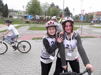ZŠ * Soutěž Mladých cyklistů v Hustopečích, okrskové kolo