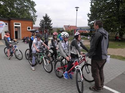 ZŠ * Soutěž Mladých cyklistů v Hustopečích, okrskové kolo