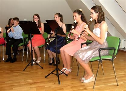 ZUŠ * Absolventský koncert a besídka třídy MgA. Zbyňka Bílka