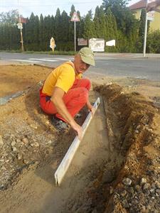 Služby města * Oprava chodníku po výměně vodovodního řadu v ulici Brněnská