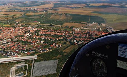 Letecké snímky města Velké Pavlovice