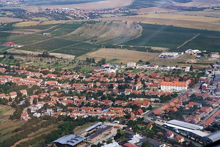 Letecké snímky města Velké Pavlovice