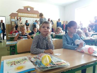 ZŠ * První školní den v první třídě
