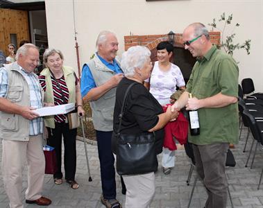 Oslava narozenin faráře Marka Slatinského