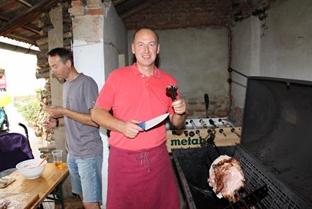 Oslava narozenin faráře Marka Slatinského