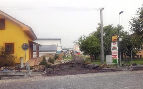 Oprava vozovky na ulici U Zastávky
