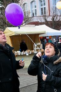 Vánoční jarmark ladil na vánoční náladu 