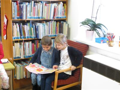 Školní družina v knihovně