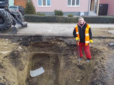 Služby města * Porucha kanalizace v ulici Dlouhá