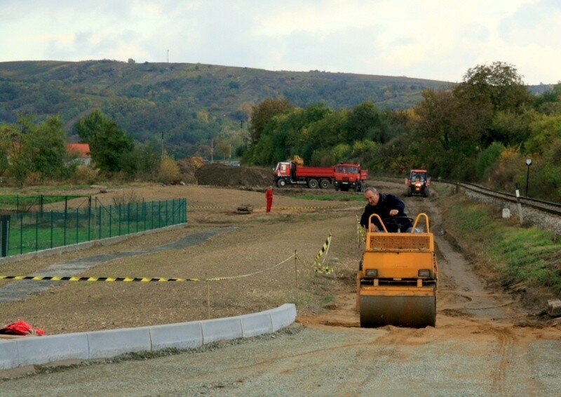 Dokončovací práce na cyklostezce Velké Pavlovice - Bořetice