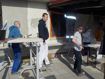 Oprava klubovny Kynologického klubu Velké Pavlovice