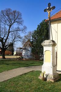 Zahájení opravy střech nárožních kaplí na hřbitově