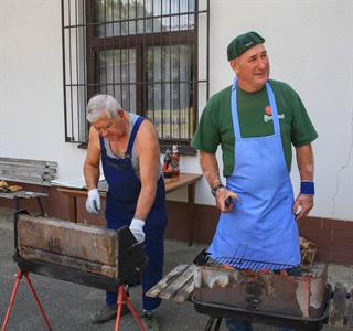 Klub důchodců * První letní grilování roku 2018