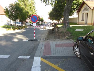 Služby města * Stavba parkovacích míst u hasičské zbrojnice