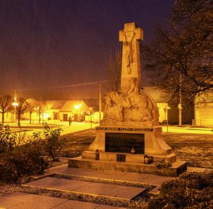 Velké Pavlovice a sněhová nadílka