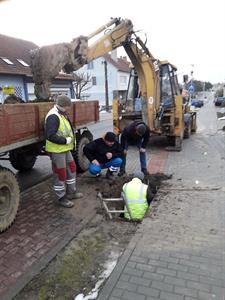 Porucha vodovodního řadu na ulici Dlouhá