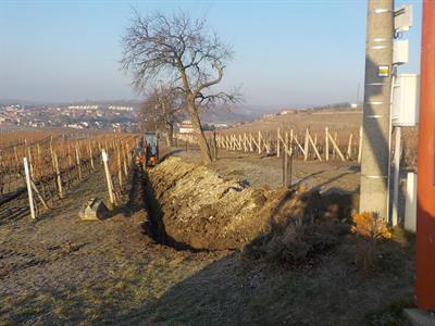 Chystá se nový přívod el. energie na rozhlednu