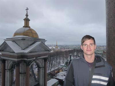 Gymnázium * Student Vojtěch Antoš v ruském Petrohradě