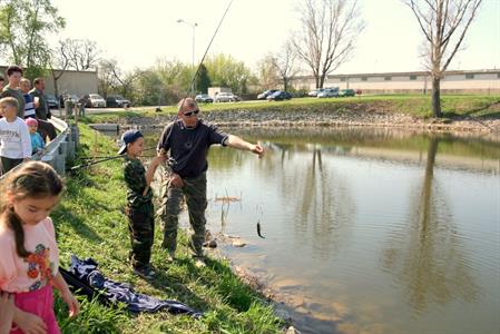 Slavnostní otevření zrevitalizovaného rybníka - rok 2009