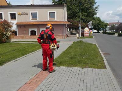 Služby města * Údržba zeleně, sečení trávy