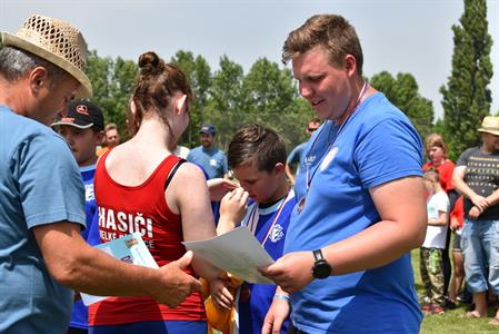 SDH * Soutěž mladých hasičů v požárním útoku ve Velkých Bílovicích