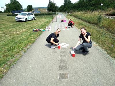 Služby města * Malování hracích prvků nejen pro děti u skateparku