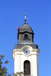 Farnost * Oprava věže kostela Nanebevzetí Panny Marie